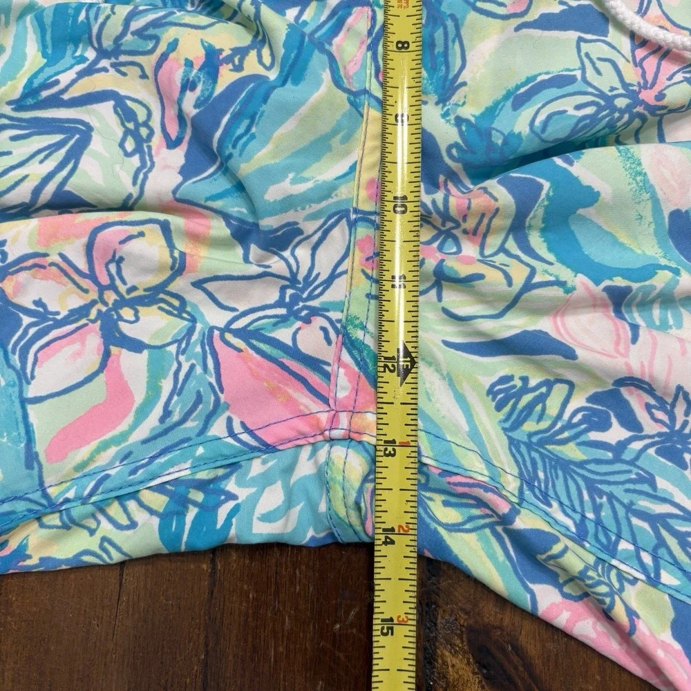 Lily Pulitzer Mens Stuff Swim Capri Trunks Shorts XL Tropical Floral Colorful